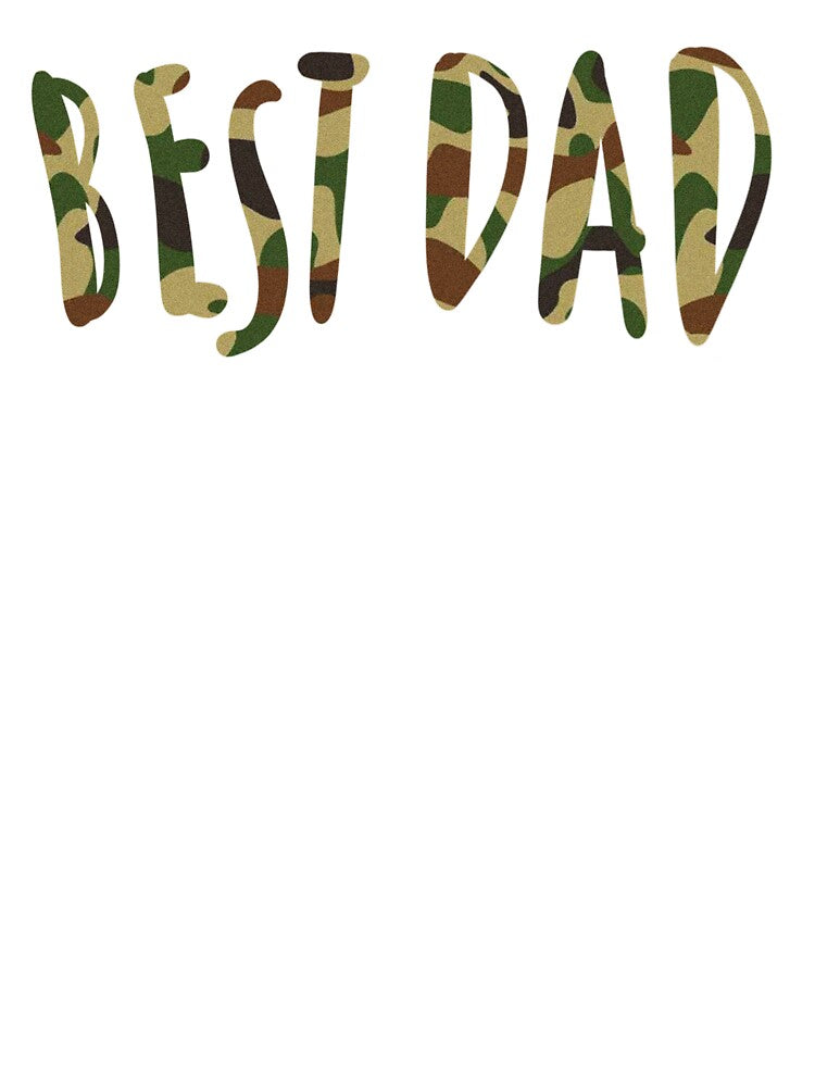 Camo Dad Camo Design - Perfect Father's Day Gift by RysowankaZS