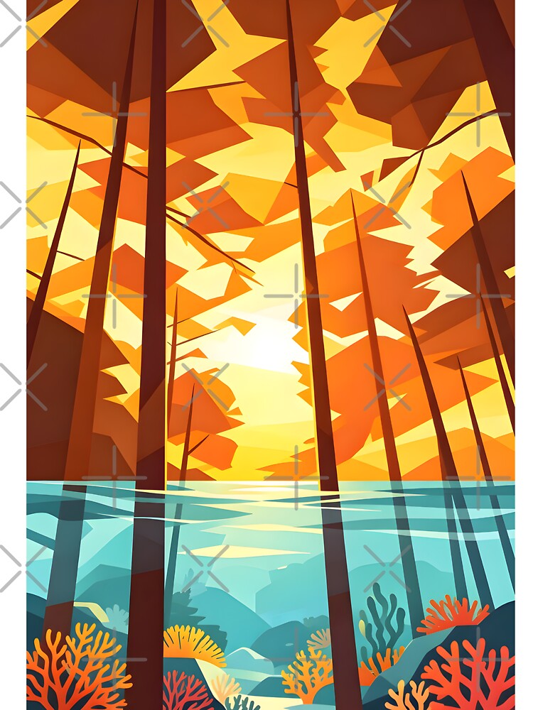 Golden Jungle Adventure | Vintage Nature Wall Art by Spirit of Siam