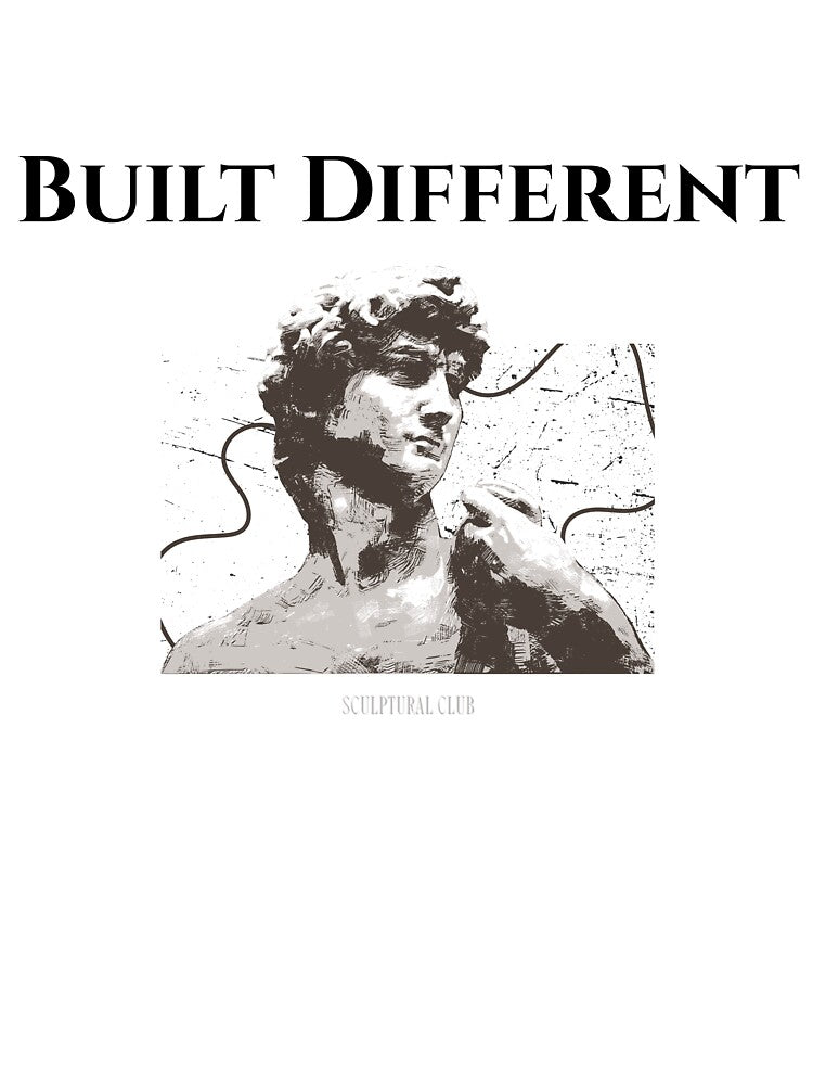 Built Different Gym Motivation T-Shirt Fitness Workout Discipline Bodybuilding by ironstudio1