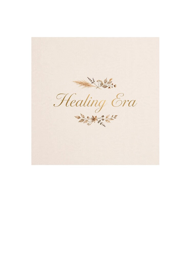Healing Era Minimal Aesthetic Quote Art Print by Softlife by Harvir