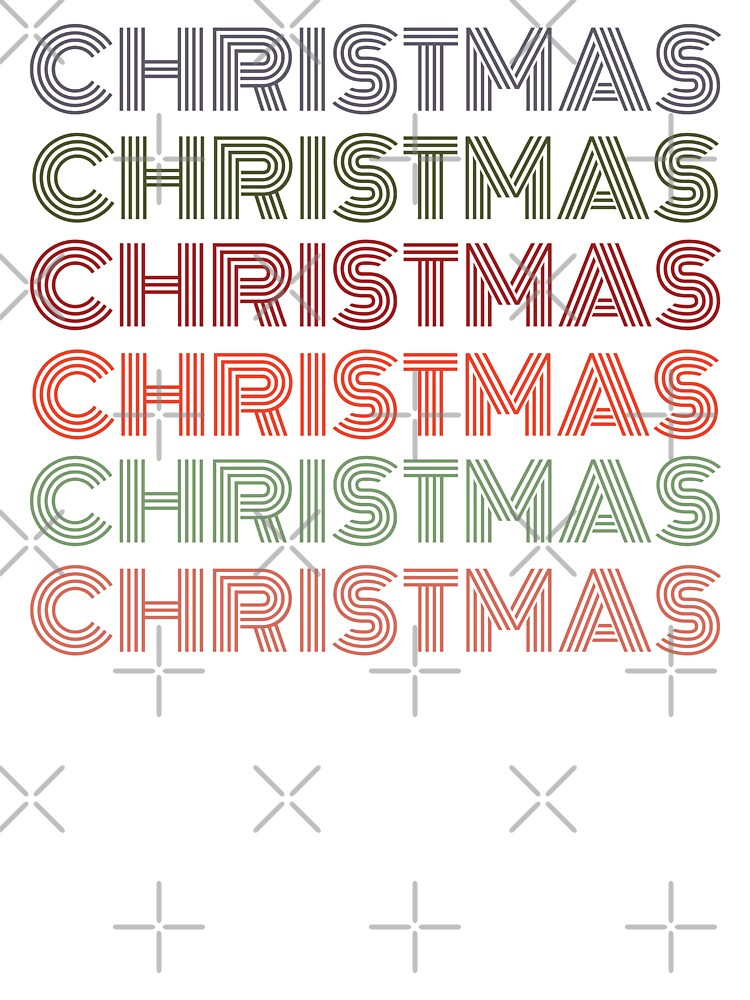 Retro Christmas Sign Vintage Font Aesthetic by retroyule