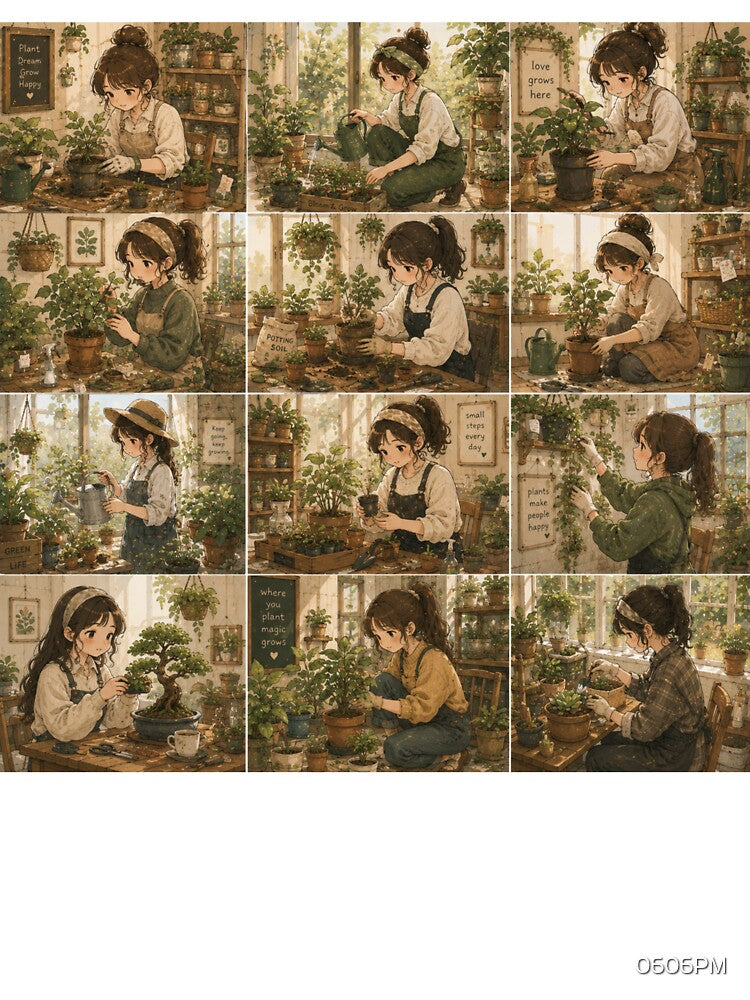 Cozy Gardening and Plant Lover Collage by 0606PM