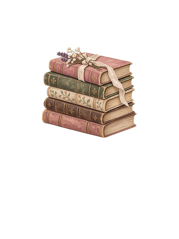 Cute old books by Jadedoodle