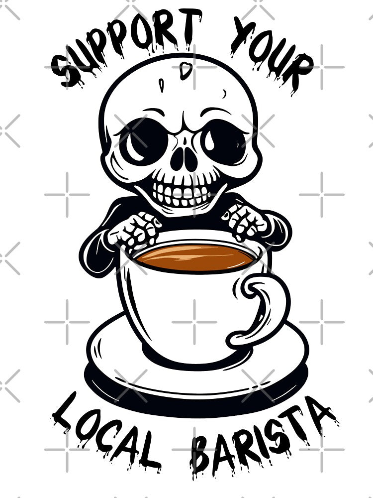 Support Your Local Barista - Coffee Shop Gift by tinytwist
