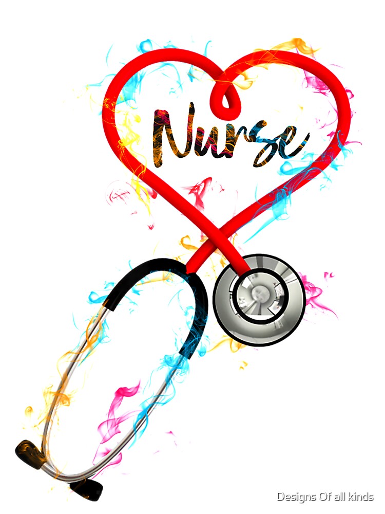 Smokey color heart stethoscope  - Nursing by Designs Of all kinds