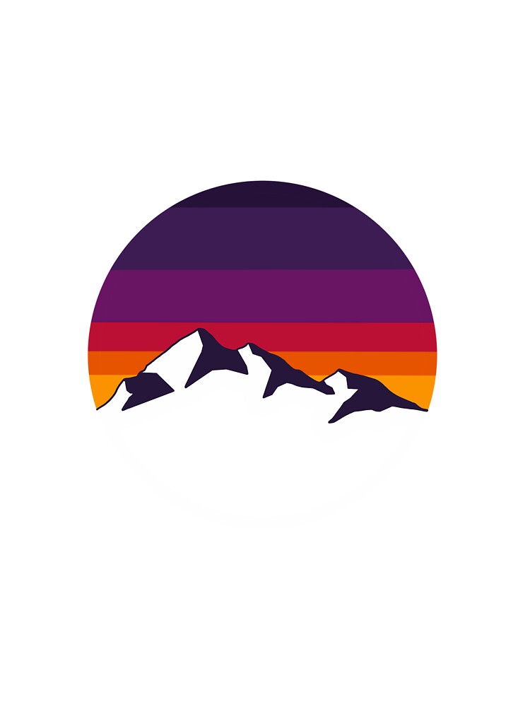 Retro Mountains by gwendolyndon