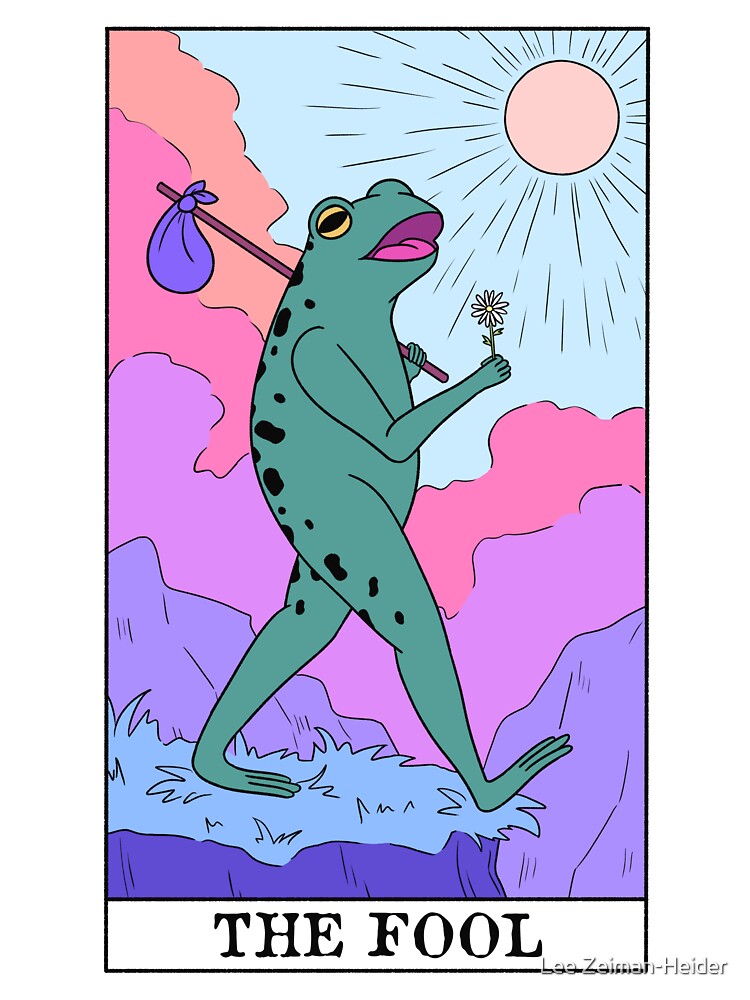 The Fool Frog Tarot by Lee Zeiman-Heider