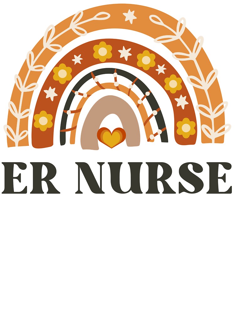 ER Nurse Vintage Rainbow by AsinusAS