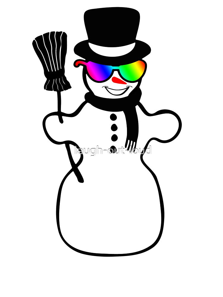Cool Snowman by laugh-out-loud