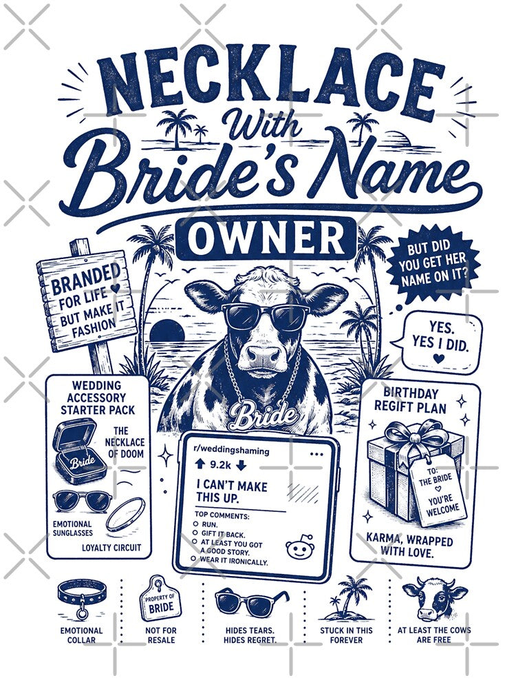 Necklace with bride's name owner by Peerless-Prime