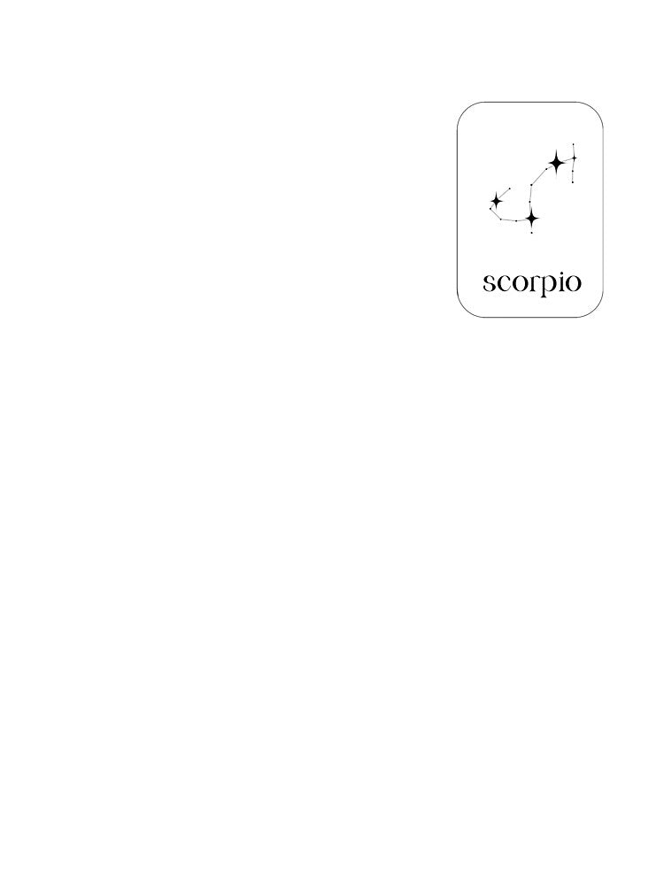 scorpio constellation by lucreziatrebbi