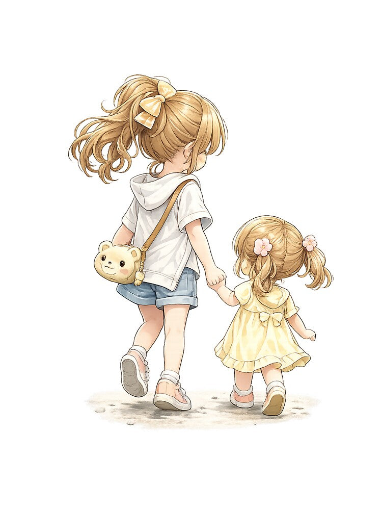 Big sister Little Sister Love by NEKOAME-Japan