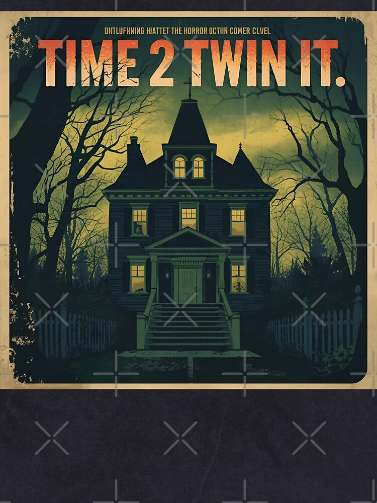 Time2twinitit Horror Shirt Retro DIY Halloween Poster Tee Scary Craft Fan by LAVegasVibes