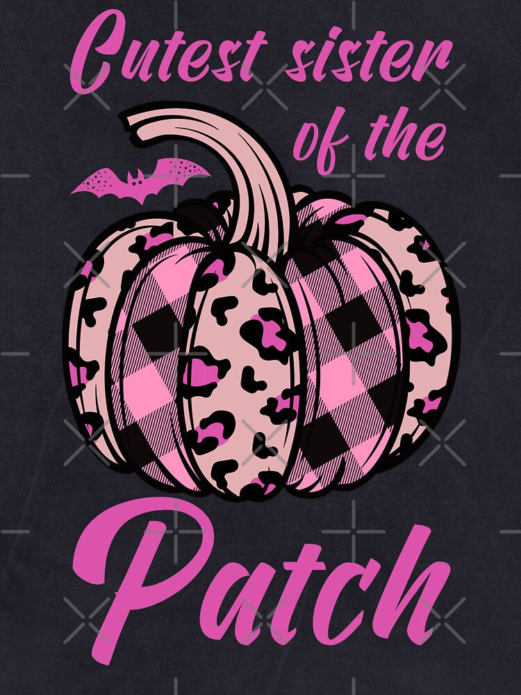 Cutest Sister Of The Patch Cute Pink Pumpkin by odrito