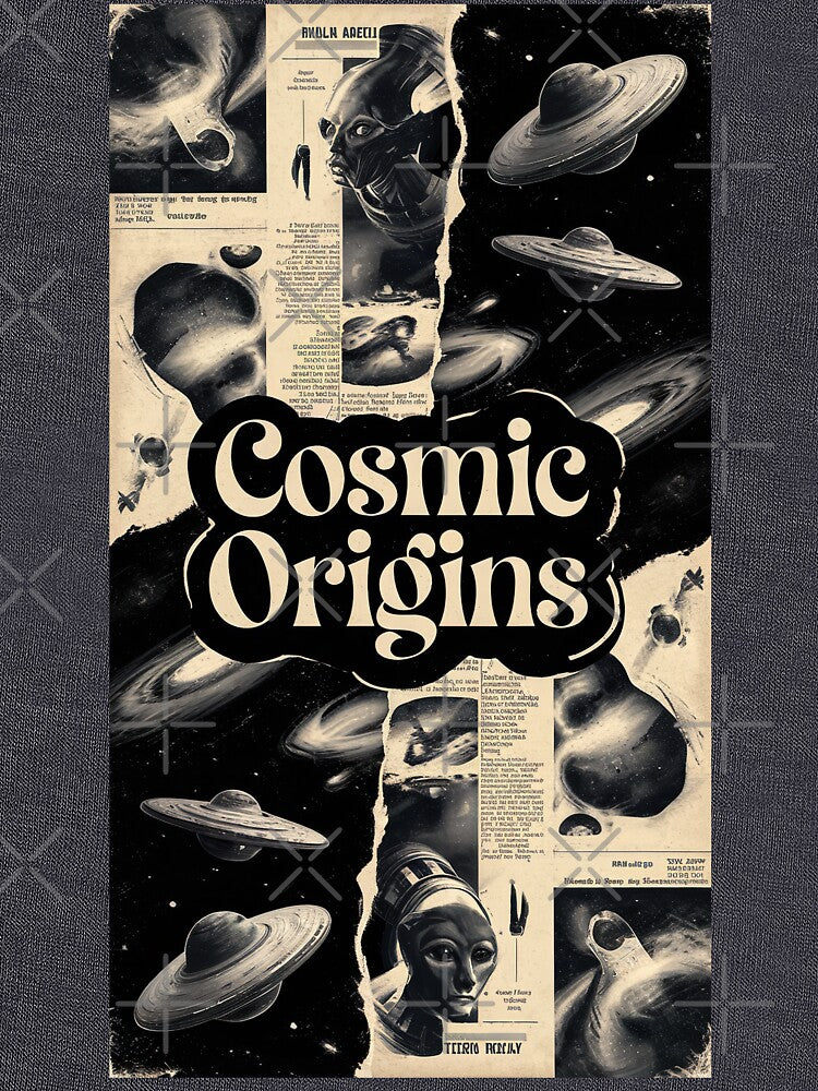 Cosmic Origins Vintage Astrology Nerd Gift Astrologist Art Gift by Back2Collage