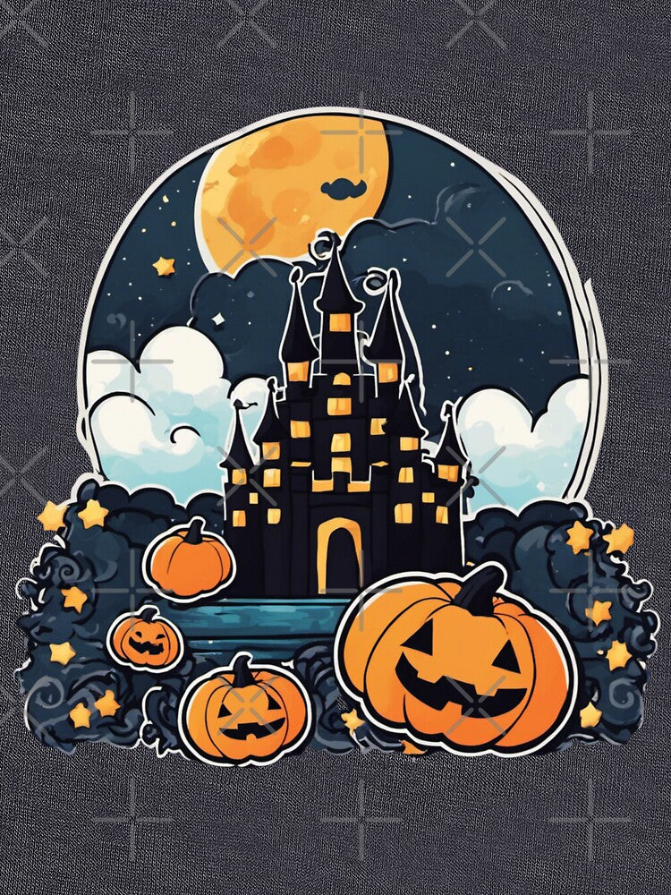 Spooky Halloween Castle by chrismaecanes