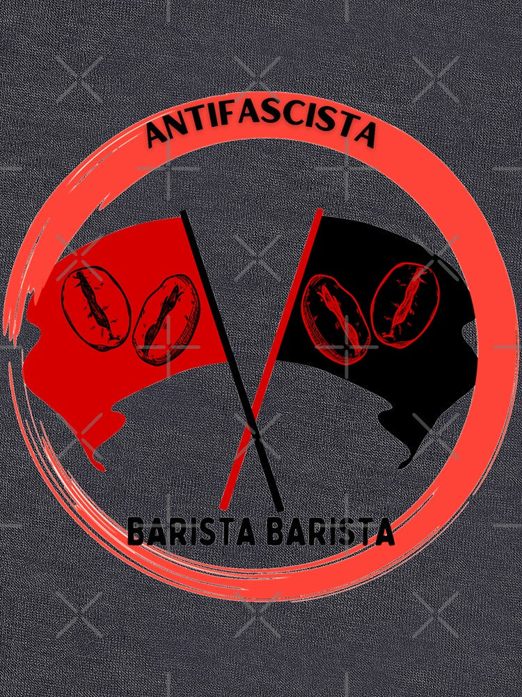 Antifascist Barista by CanaryParadise