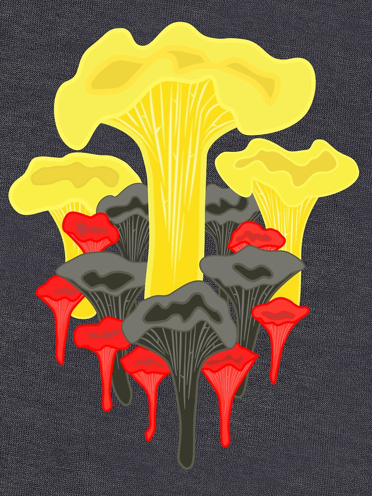 Chanterelle Forest by uduforuDesigns