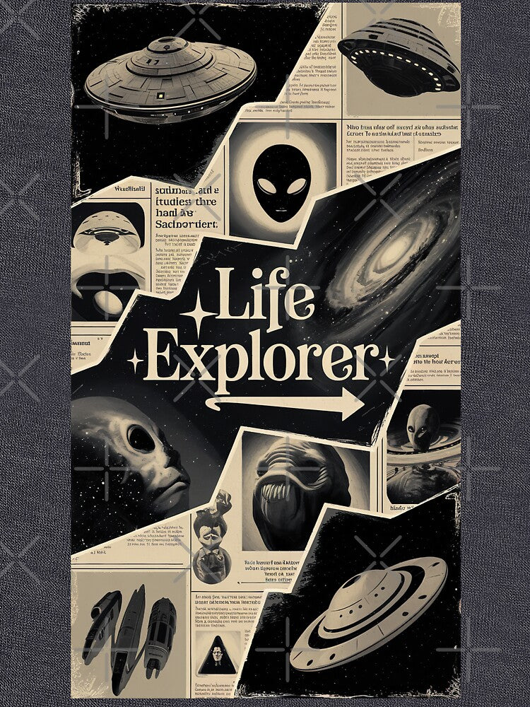 Life Explorer Vintage Astrology Nerd Gift Astrologist Art Gift by Back2Collage