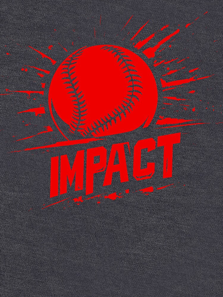 Baseball "Impact" tee by Zen Lael