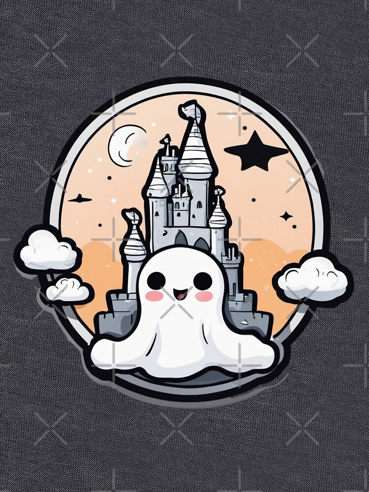 Cute Ghost and its Haunted Home by chrismaecanes
