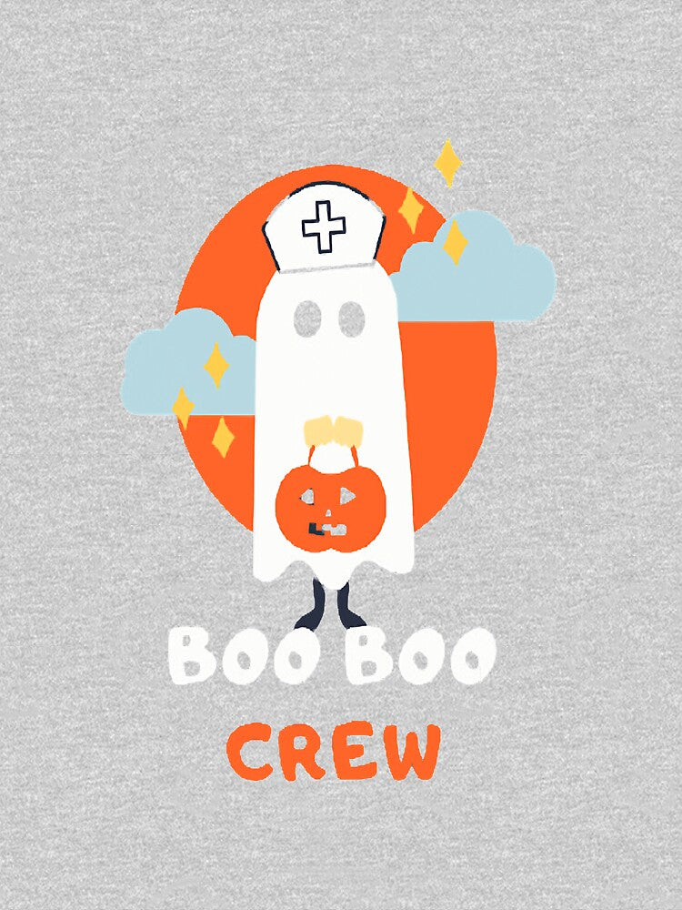 Boo Boo Crew Happy Halloween Funny Gift Tee by NutaBaco