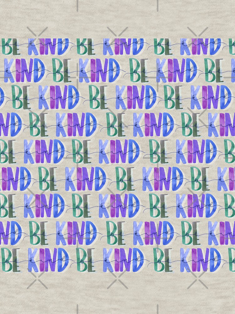 Be Kind Blues Pattern | Be Kind | Cute Pattern by merakiandmind