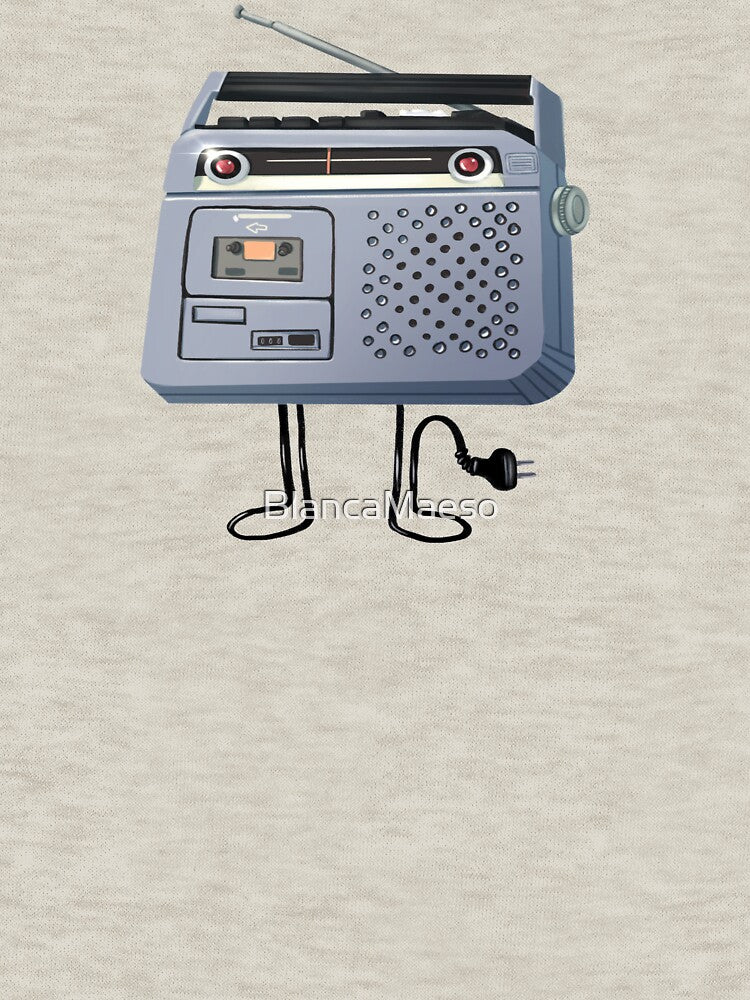 90s nostalgia radio cassette by BlancaMaeso