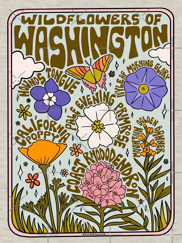 Washington Wildflowers by doodlebymeg