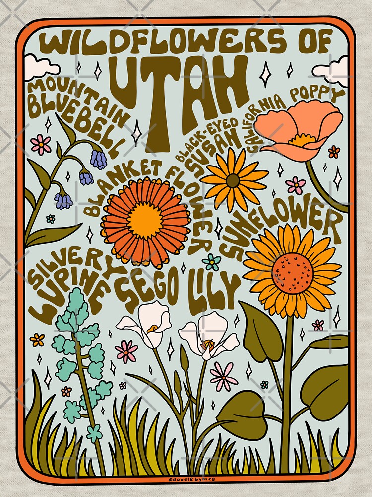 Utah Wildflowers by doodlebymeg