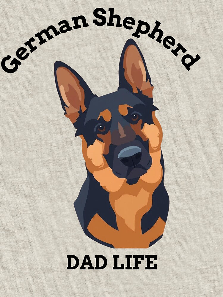 German Shepherd: Dad Life by RafflesTGT