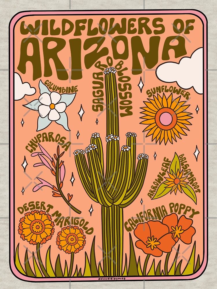 Wildflowers of Arizona by doodlebymeg