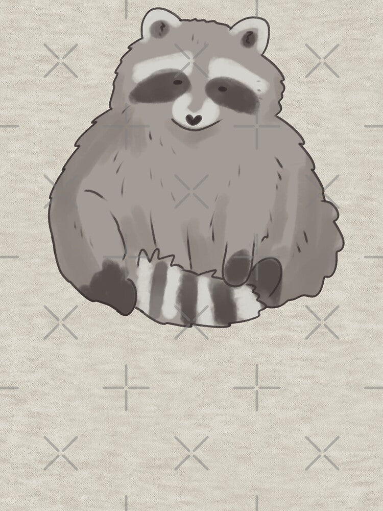 Clubby raccoon art by Mayarart