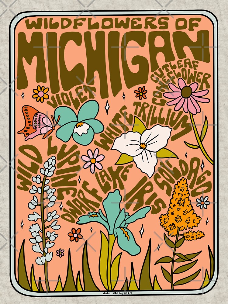Michigan Wildflowers by doodlebymeg