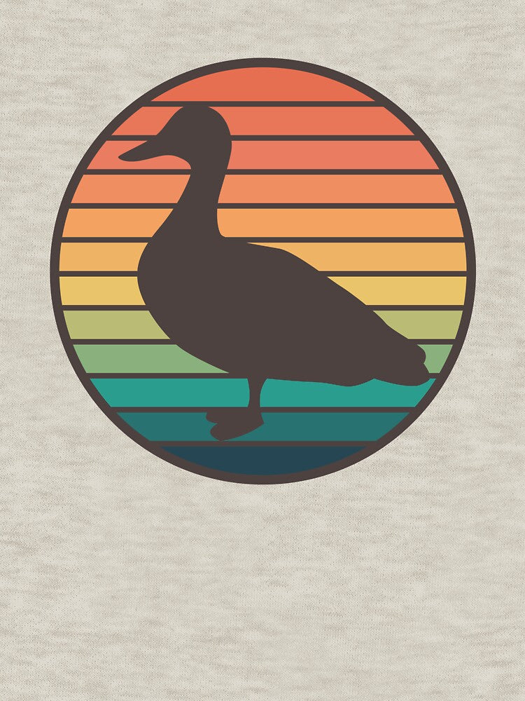 Retro Rainbow Duck by toadsforall