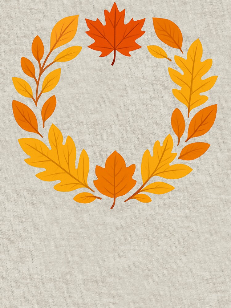 Autumn Leaf Wreath - Cozy Fall Season Design by anna2681