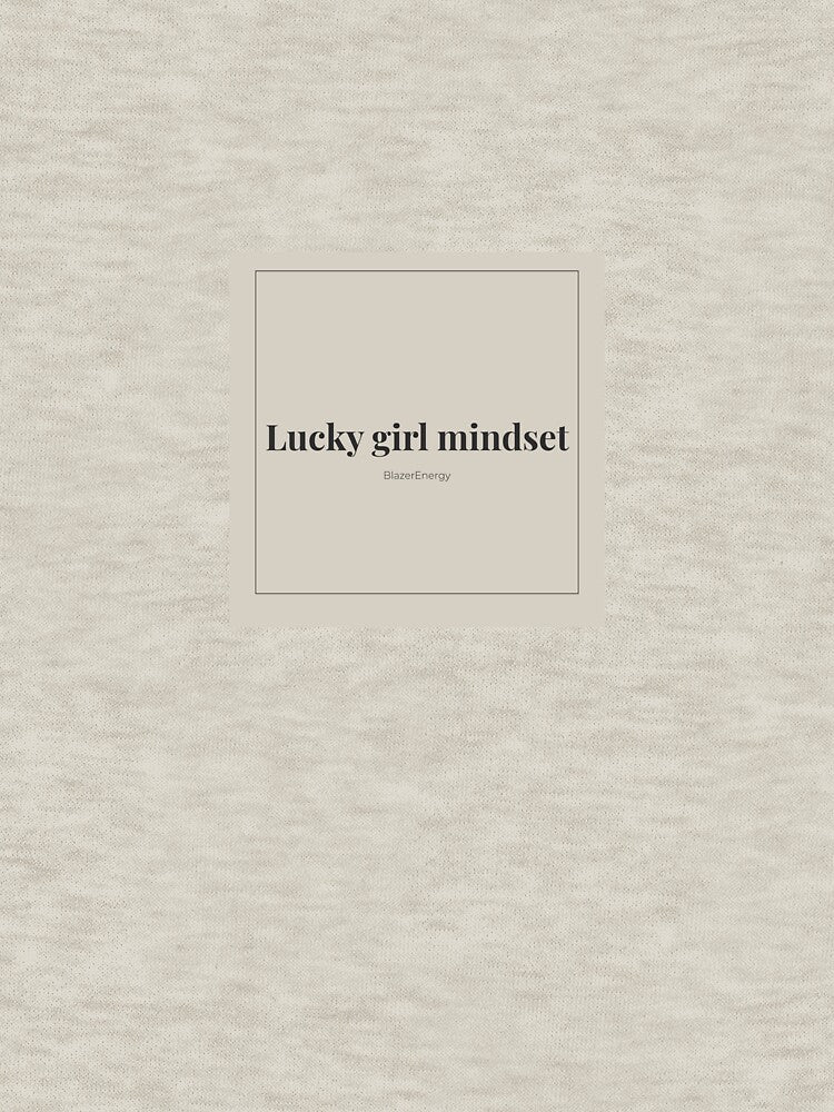 Lucky Girl Mindset Sticker | Soft Life Era | Clean Girl Aesthetic | Viral TikTok Manifestation by BlazerEnergy