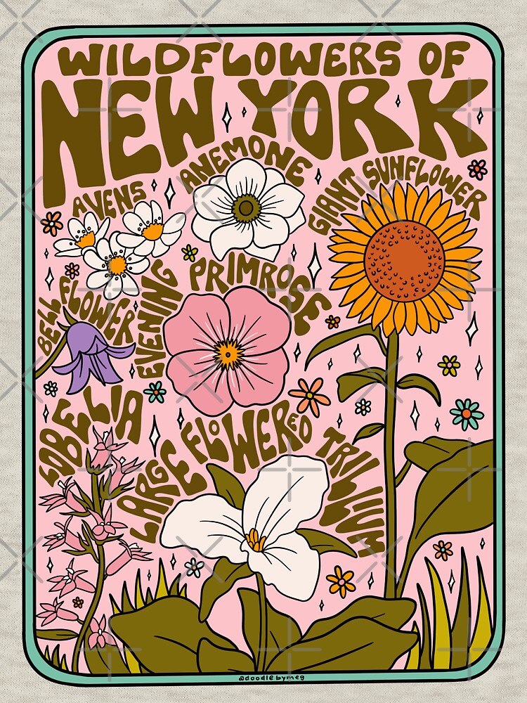 New York Wildflowers by doodlebymeg