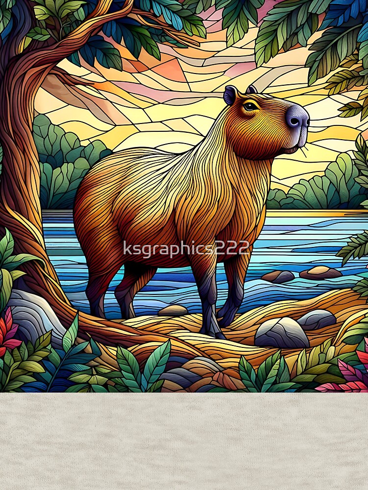 Capybara Art #80 | Capybara Lovers by ksgraphics222