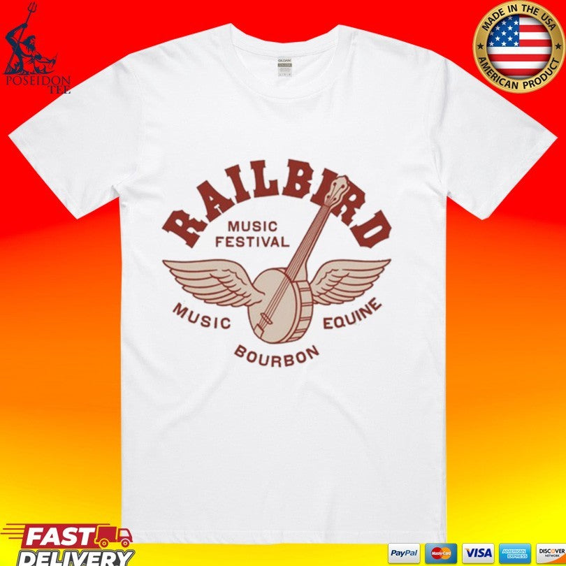 Railbird Music Festival Music Bourbon Equine Lexington Ky 2026 T-shirt
