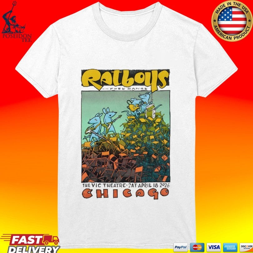 Ratboys Apr 18 2026 The Vic Theatre In Chicago Il T-shirt
