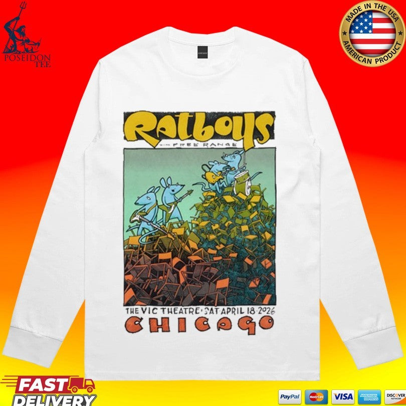 Ratboys Apr 18 2026 The Vic Theatre In Chicago Il T-shirt