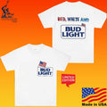 Red White And Bud Light 4th Of July T-shirt