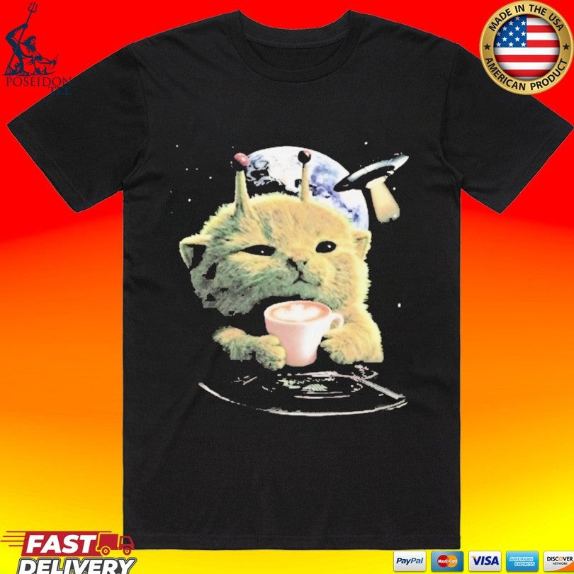Rewind Premium Alien Cat T-shirt