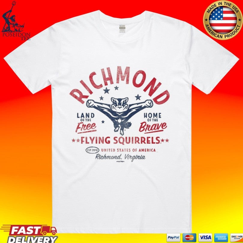 Richmond Flying Squirrels Vintage Usa T-shirt