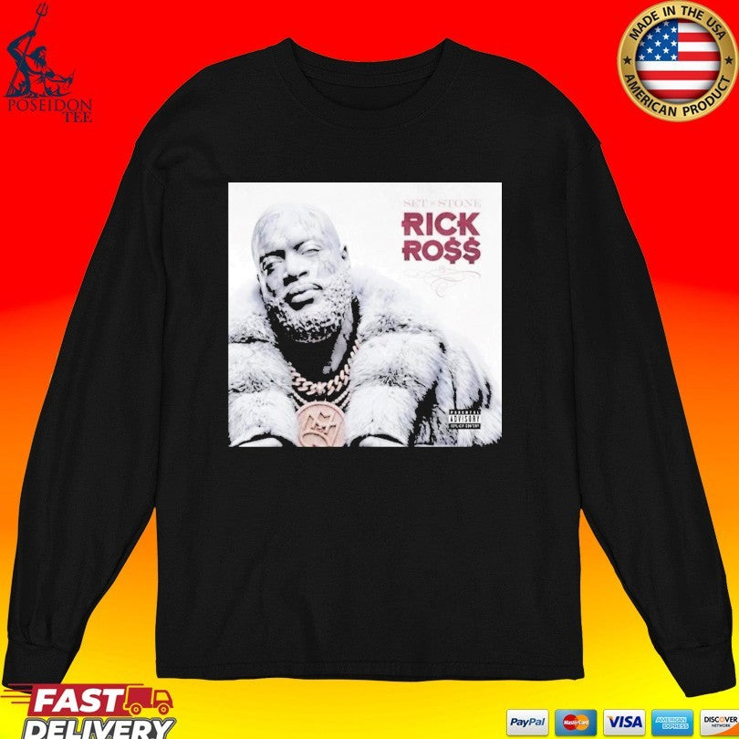 Rick Ross Set In Stone Album Cover T-shirt