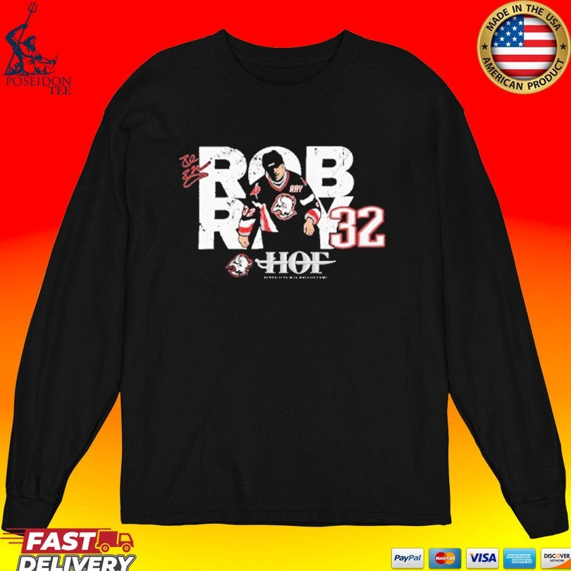 Rob Ray 32 Buffalo Sabres Hof T-shirt
