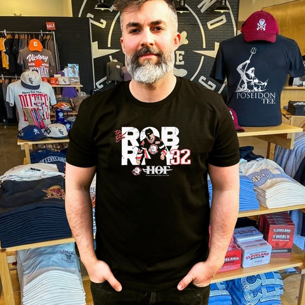 Rob Ray 32 Buffalo Sabres Hof T-shirt