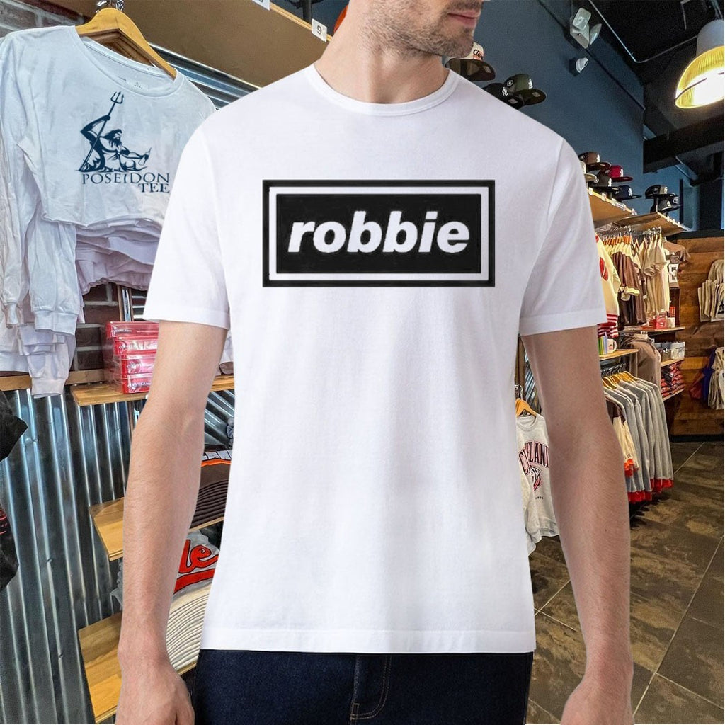 Robbie Williams In Dusseldorf Oasis Inspired T-shirt