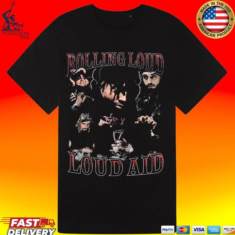 Rolling Loud La 25 Loud Aid T-shirt